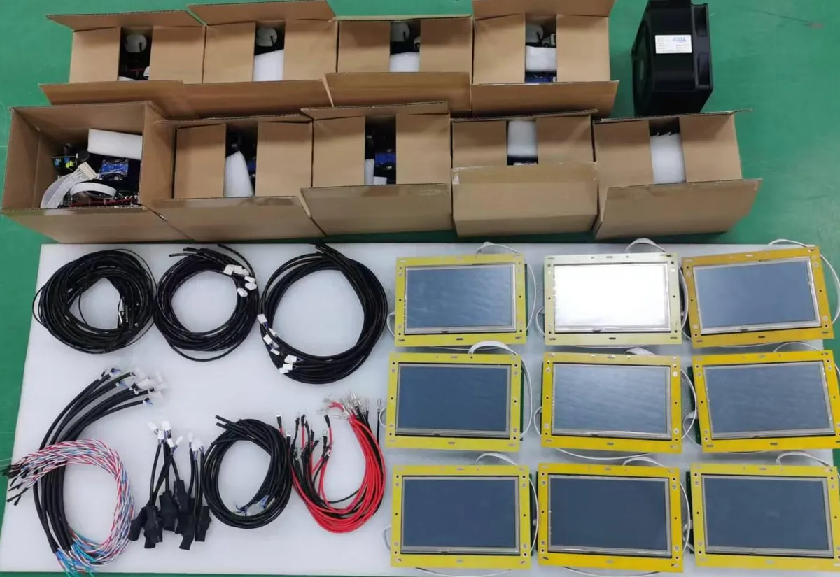 Checking a product and its accessories at the supplier